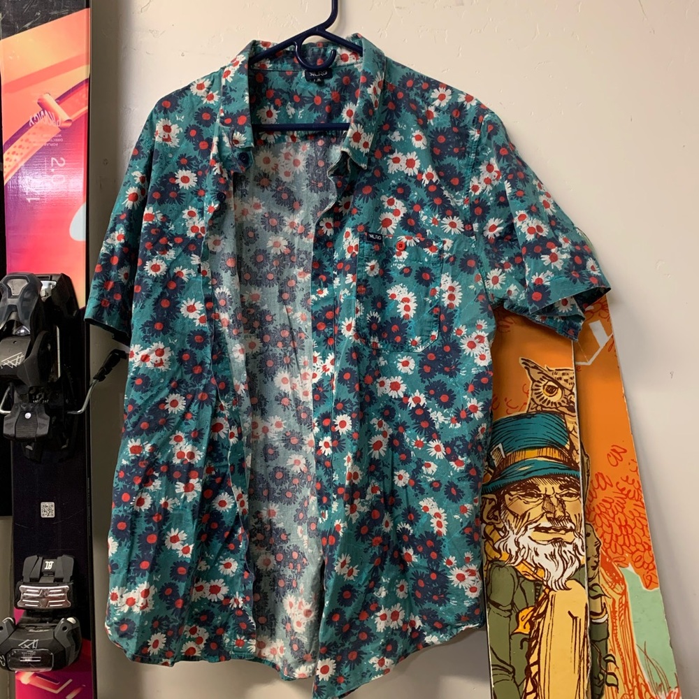 Floral Button up. Bought at Pacsun.